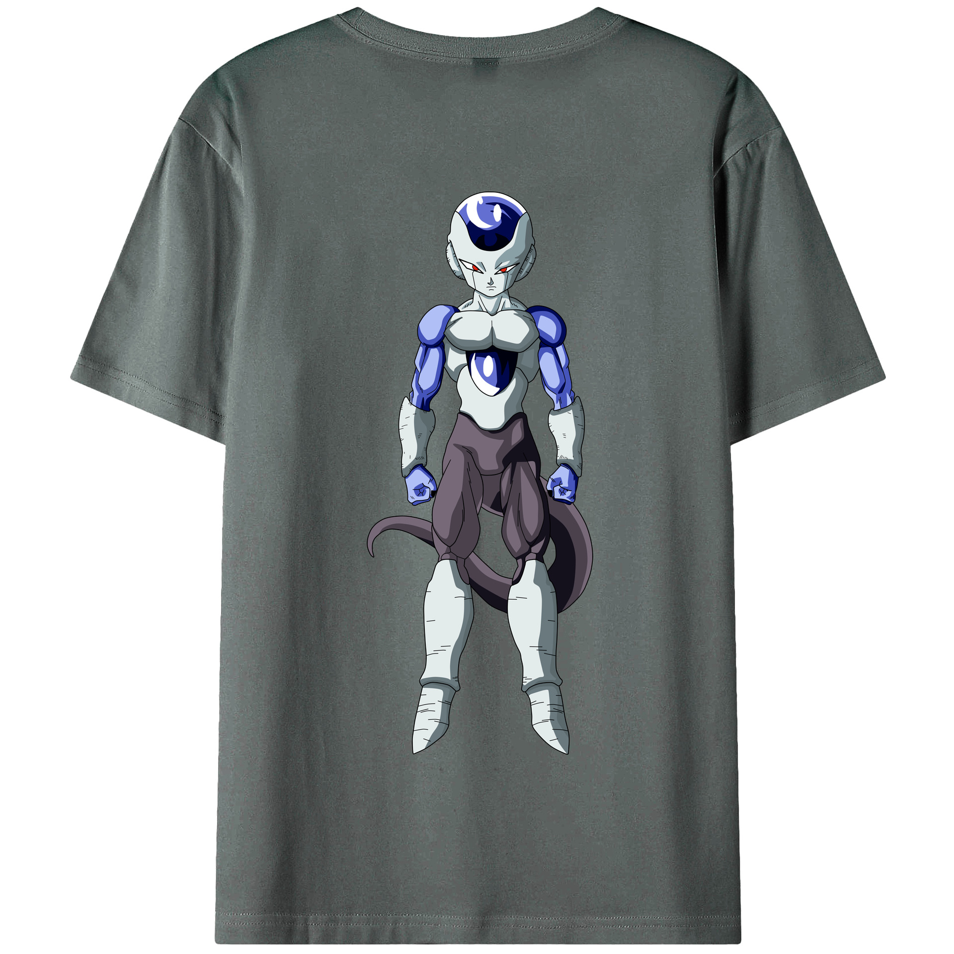 （画像用） ドラゴンボール フリーザ DRAGON BALL Frieza 綿100％半袖Tシャツ（背面プリント）